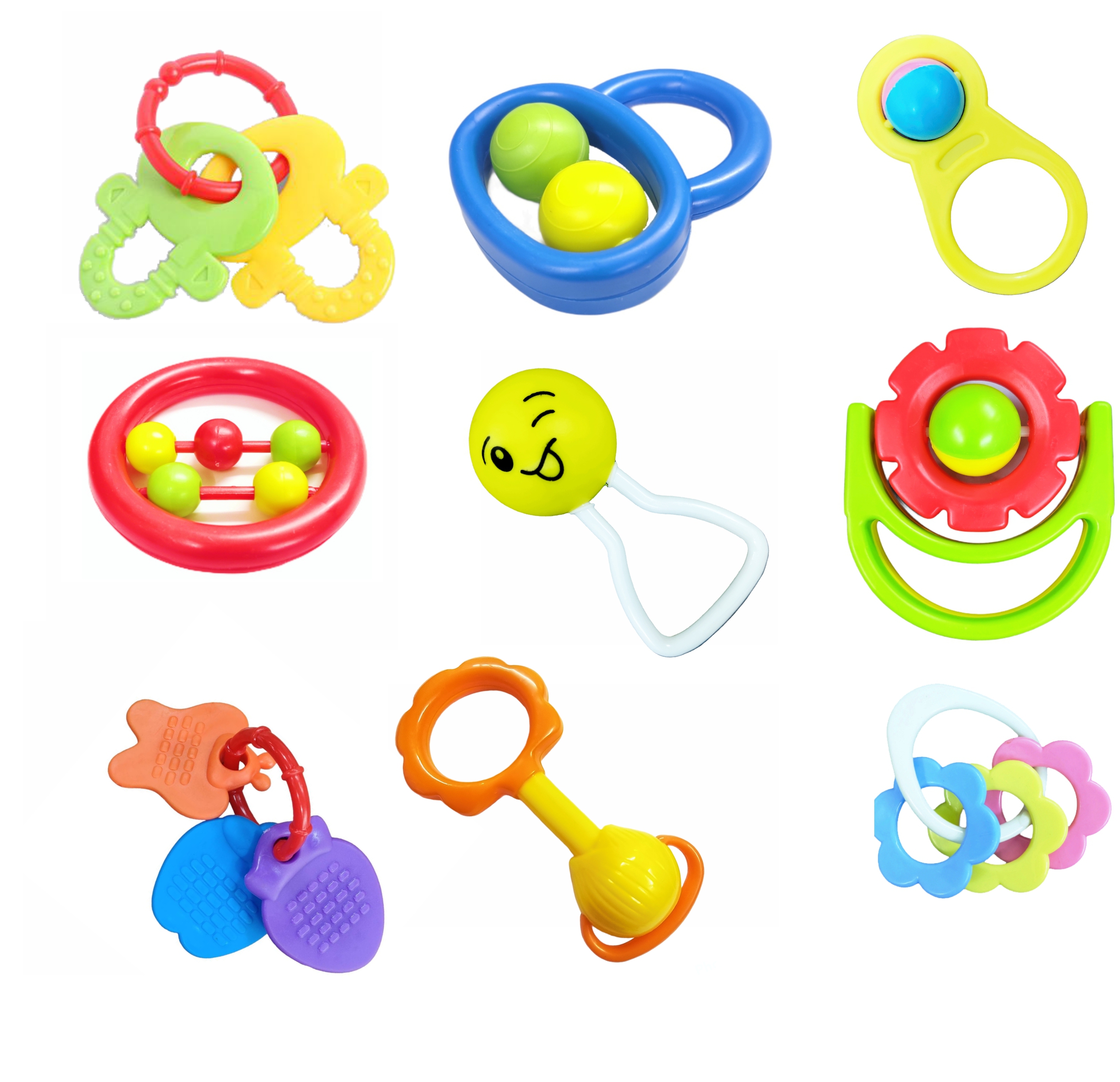 Plastic Baby Rattles And Teethers