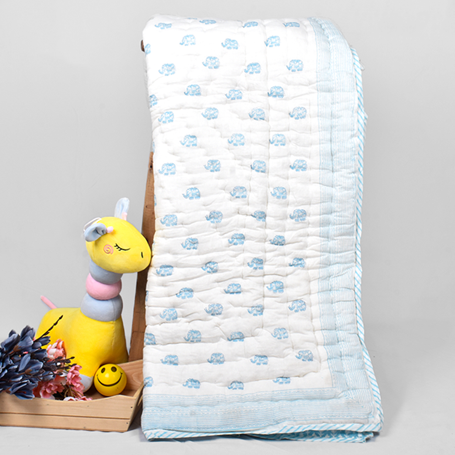 Moms Home Organic Cotton Baby Quilt